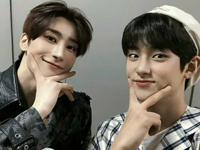 「PRODUCE X 101」出身キム・ミンギュ＆ハン・スンウ、イケメンな子の隣にまたイケメンな子