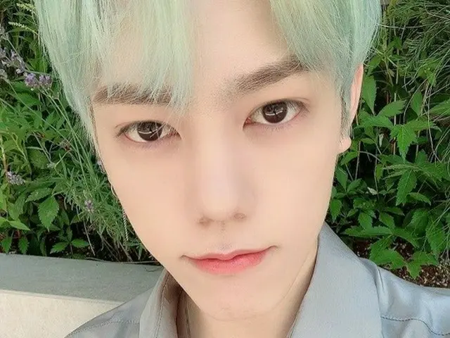 「N.Flying」チャ・フン、ミントカラーのヘアもよく似合う...まぶしい彫刻ビジュアルに感嘆